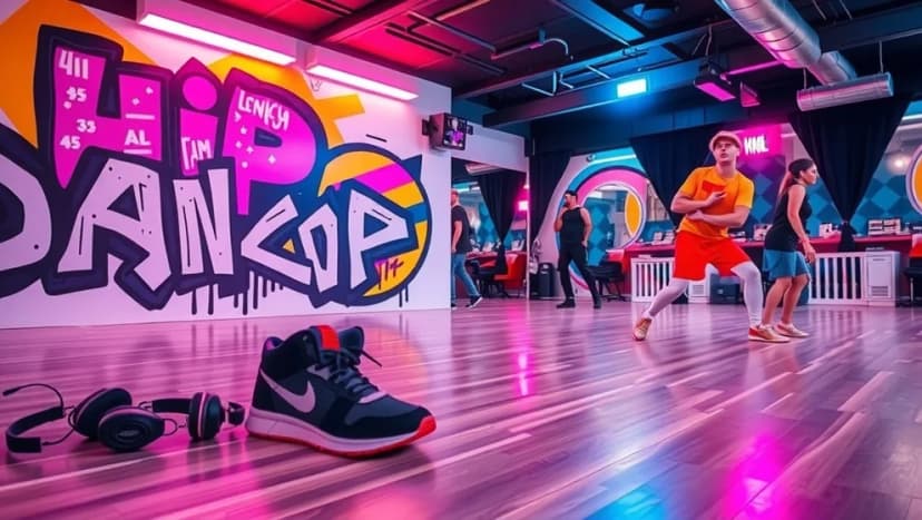 Hip hop hora på dans festen