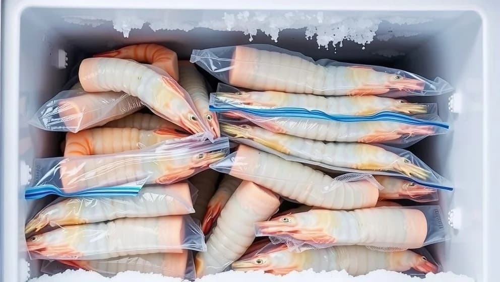 Hur länge kan räkor ligga i frysen