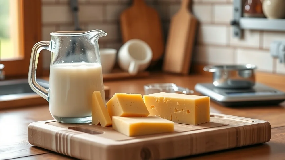 Hur mycket mjölk behövs för 1 kg ost