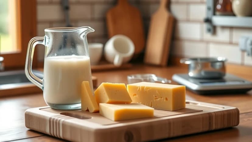 Hur mycket mjölk behövs för 1 kg ost