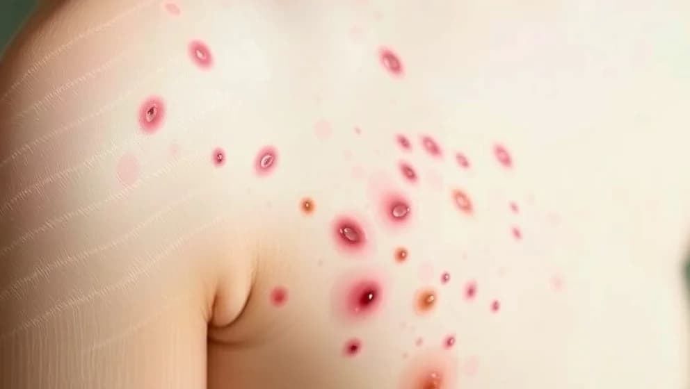 Hur ser vattkoppor ut i början